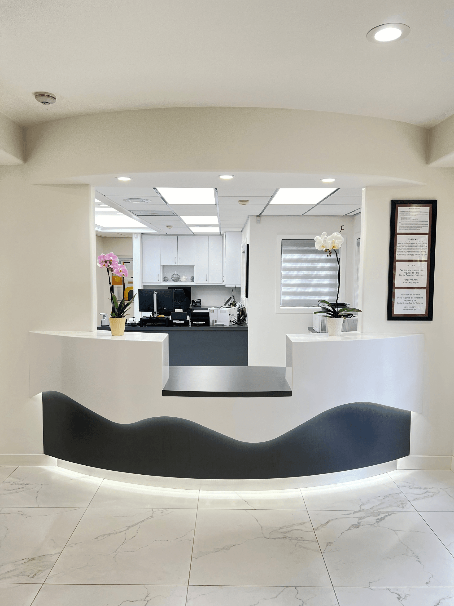 the front desk